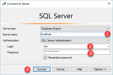 Step 1 Login To The SQL Server 